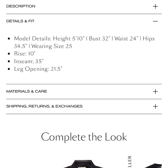 L'AGENCE Midnight Black Flare Pants - Picture 6 of 9